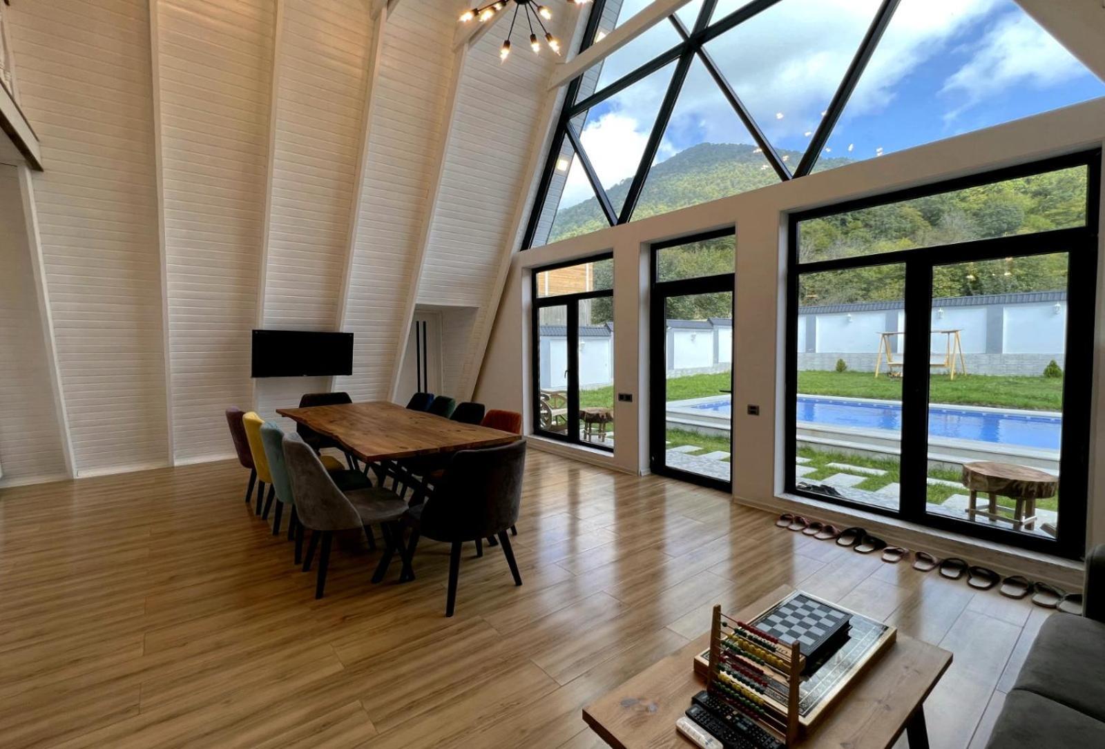 Qafqaz Mountside Chalet Gabala Kültér fotó