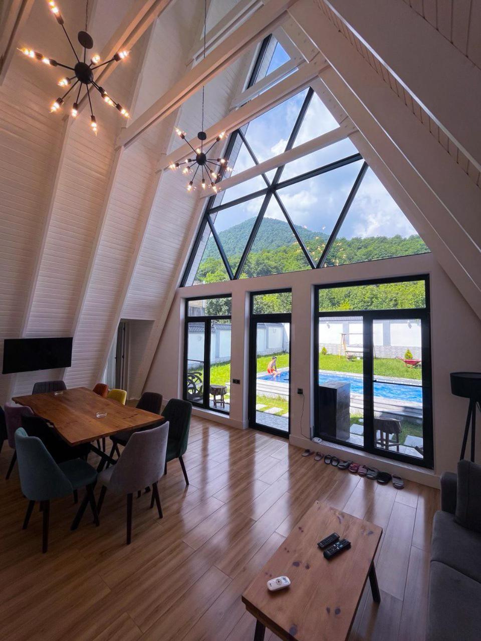 Qafqaz Mountside Chalet Gabala Kültér fotó